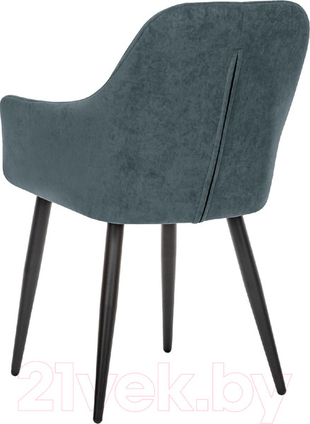 Изображение товара Стул Импэкс Leset Слим с подлокотниками (черный/велюр темно-зеленый)