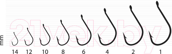 Изображение товара Набор крючков рыболовных KAMATSU Keiryu Bln / 513000304 (10шт)