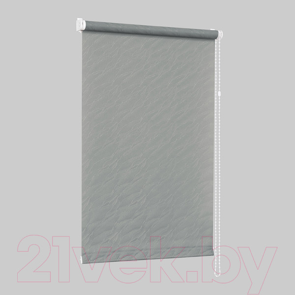 Изображение товара Рулонная штора Delfa Сантайм Жаккард Веда СРШ-01М 8618 (48x170, серый)