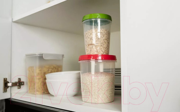 Изображение товара Набор емкостей для хранения Полимербыт C43302 (2шт)