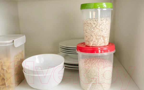 Изображение товара Набор емкостей для хранения Полимербыт C43302 (2шт)