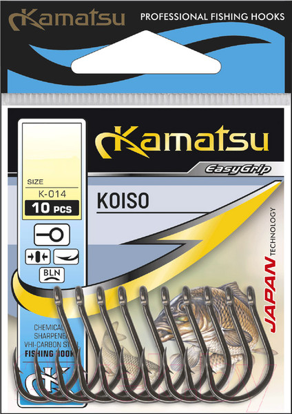 Изображение товара Набор крючков рыболовных KAMATSU Koiso Bln / 511400312 (10шт)
