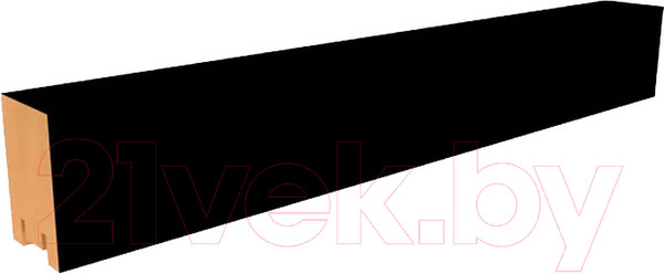 Изображение товара Рейка интерьерная STELLA Ривьера МДФ Black Edition (2700x30x40)
