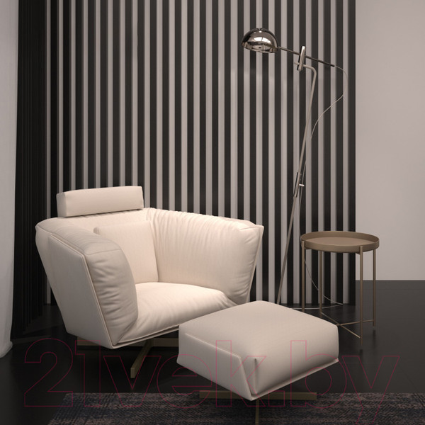 Изображение товара Рейка интерьерная STELLA Ривьера МДФ Black Edition (2700x30x40)