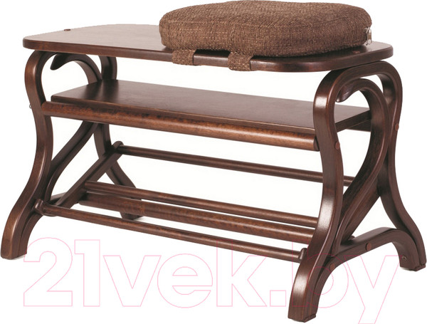 Изображение товара Тумба в прихожую Мебелик Диана (средне-коричневый)