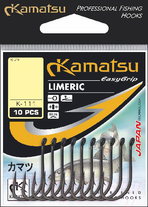 Изображение товара Набор крючков рыболовных KAMATSU Limeric Bln / 512800312 (10шт)
