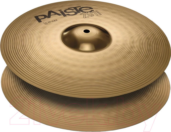 Изображение товара Набор тарелок для ударной установки Paiste 201 Bronze Hi-Hat 0000154014 (2шт)