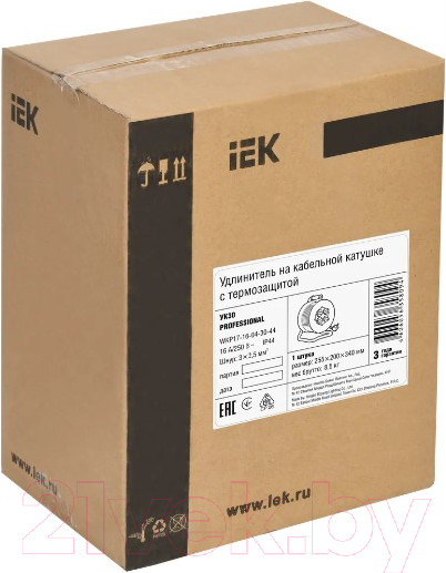 Изображение товара Удлинитель на катушке IEK WKP17-16-04-30-44