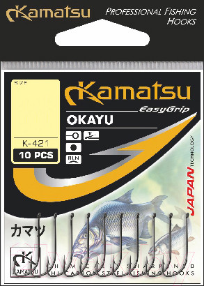 Изображение товара Набор крючков рыболовных KAMATSU Okayu Bln / 515300312 (10шт)