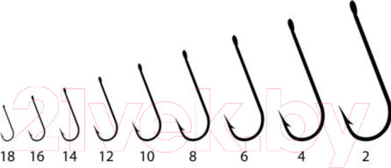 Изображение товара Набор крючков рыболовных KAMATSU Round Bln / 511500312 (10шт)