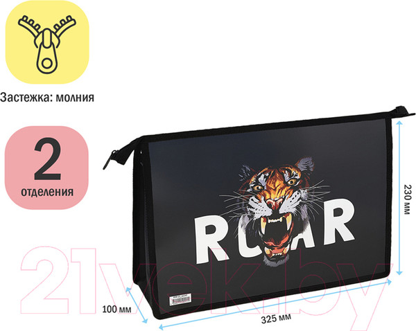 Изображение товара Папка для тетрадей ArtSpace Tiger / ПТР-22_42247