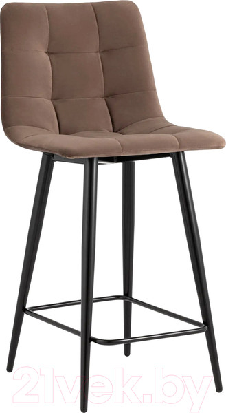 Изображение товара Стул барный Stool Group Джанго полубарный / vd-django-b12 (велюр коричневый)