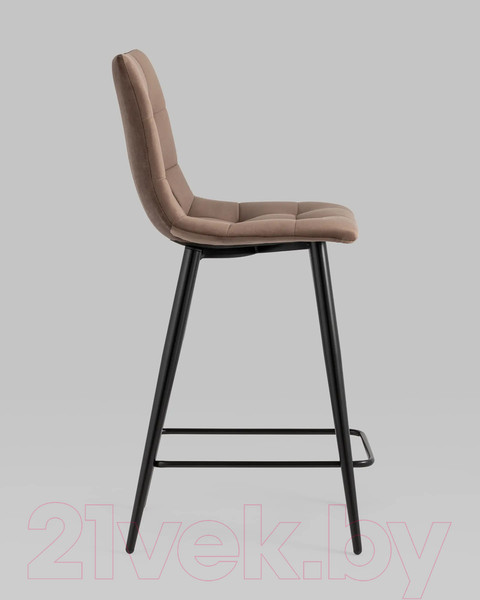 Изображение товара Стул барный Stool Group Джанго полубарный / vd-django-b12 (велюр коричневый)