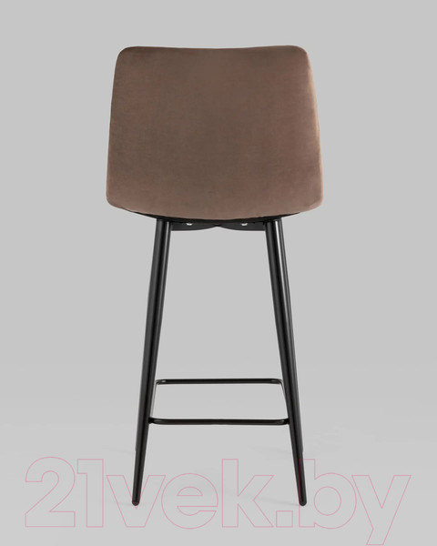 Изображение товара Стул барный Stool Group Джанго полубарный / vd-django-b12 (велюр коричневый)
