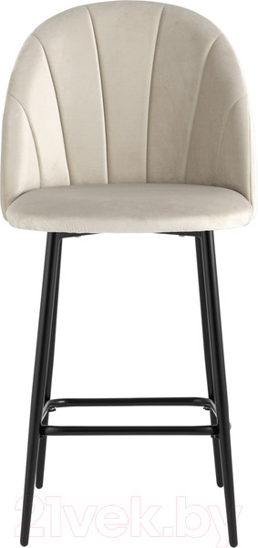 Изображение товара Стул барный Stool Group Логан полубарный / AV 413-Cc-08(PP) (велюр бежевый)