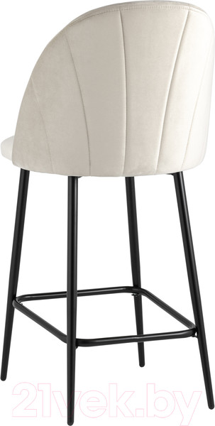 Изображение товара Стул барный Stool Group Логан полубарный / AV 413-Cc-08(PP) (велюр бежевый)