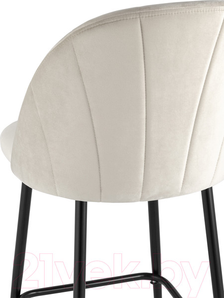 Изображение товара Стул барный Stool Group Логан полубарный / AV 413-Cc-08(PP) (велюр бежевый)