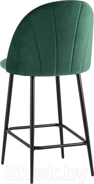 Изображение товара Стул барный Stool Group Логан полубарный / AV 413-Cdf-08(PP) (велюр зеленый)