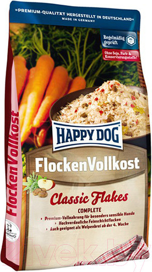 Изображение товара Сухой корм для собак Happy Dog NaturCroq Flocken Vollkost / 61139 (10кг)