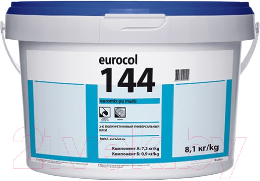 Изображение товара Клей Forbo Euromix PU Multi 2K ПУ 144 (8.1кг)