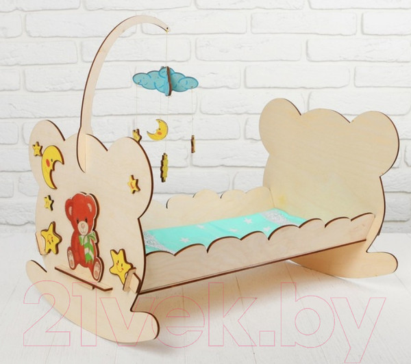 Изображение товара Аксессуар для куклы Большой слон Кроватка Мишутка Плюс / С-002