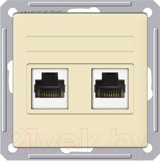 Изображение товара Розетка Systeme (Schneider) Electric W59 RSI-251TT-2-86