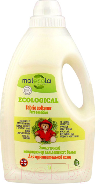 Изображение товара Кондиционер для белья Molecola Для детского белья для чувствительной кожи (1л)