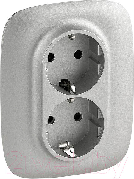 Изображение товара Розетка Legrand Valena Allure 753926 (алюминий)