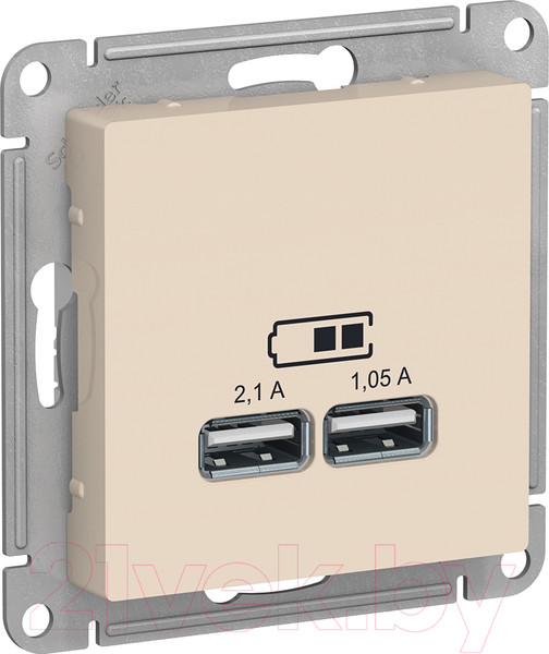 Изображение товара Розетка Systeme (Schneider) Electric AtlasDesign ATN000233