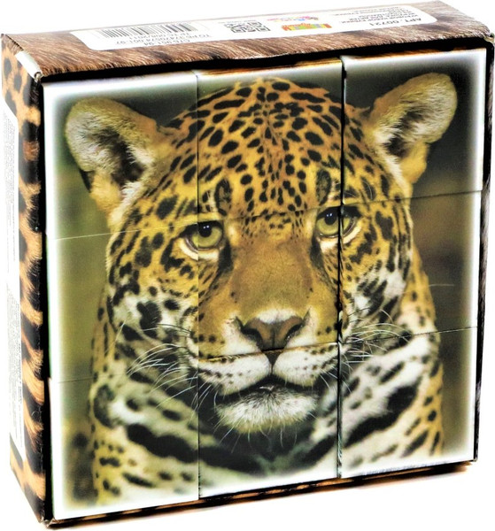 Изображение товара Развивающий игровой набор Десятое королевство Кубики Дикие кошки / 00721