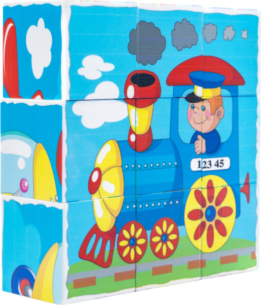 Изображение товара Развивающая игра Десятое королевство Кубики Транспорт / 00676