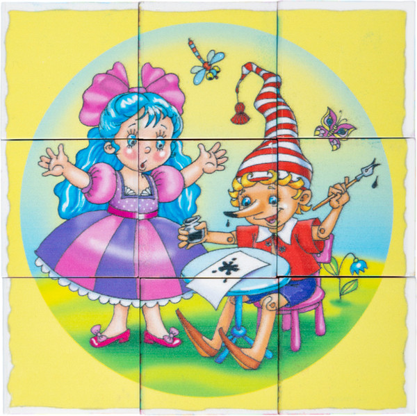 Изображение товара Развивающий игровой набор Десятое королевство Кубики Цветные сказки-4 / 00682