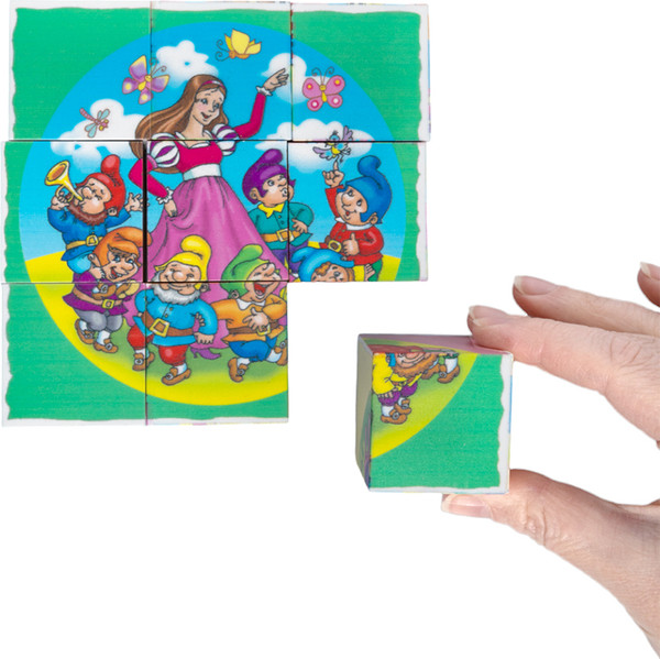 Изображение товара Развивающий игровой набор Десятое королевство Кубики Цветные сказки-4 / 00682