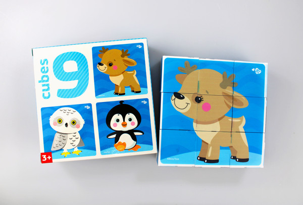 Изображение товара Развивающий игровой набор Baby Toys Кубики На краю земли / 03535