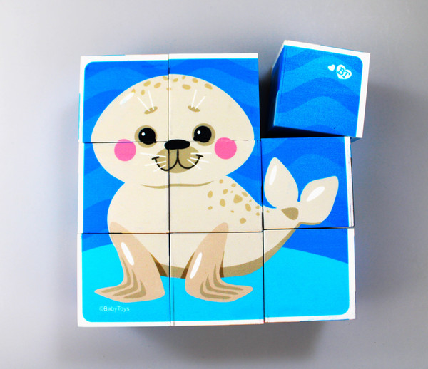 Изображение товара Развивающий игровой набор Baby Toys Кубики На краю земли / 03535