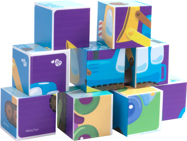 Изображение товара Развивающий игровой набор Baby Toys Кубики На стройке / 03533