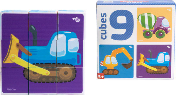 Изображение товара Развивающий игровой набор Baby Toys Кубики На стройке / 03533