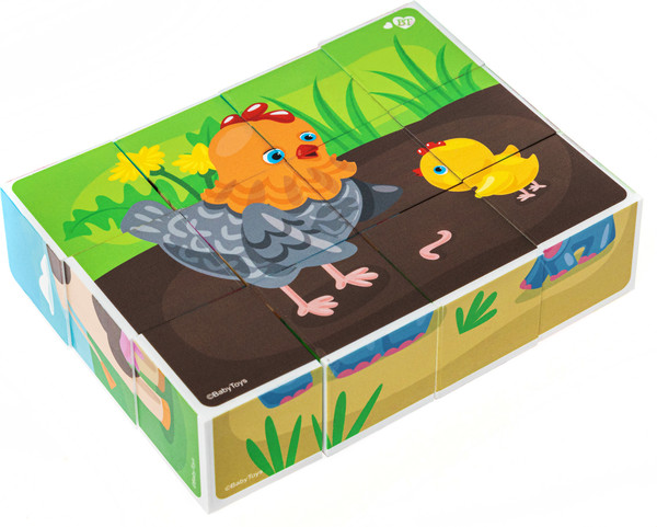 Изображение товара Развивающий игровой набор Baby Toys Кубики Мама и малыш / 03537