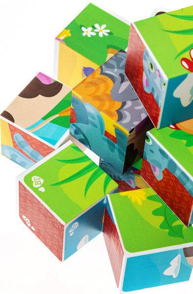 Изображение товара Развивающий игровой набор Baby Toys Кубики Мама и малыш / 03537