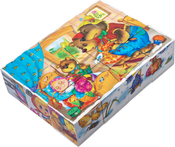 Изображение товара Развивающая игра Десятое королевство Кубики с картинками Родные сказки / 00668