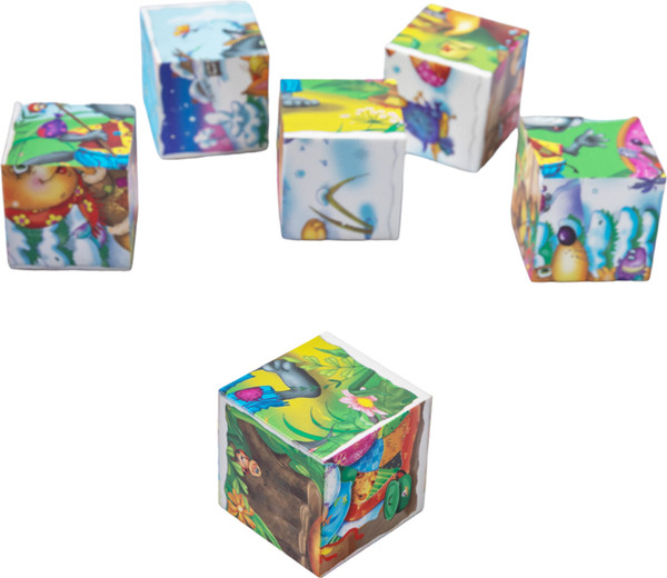 Изображение товара Развивающая игра Десятое королевство Кубики с картинками Родные сказки / 00668