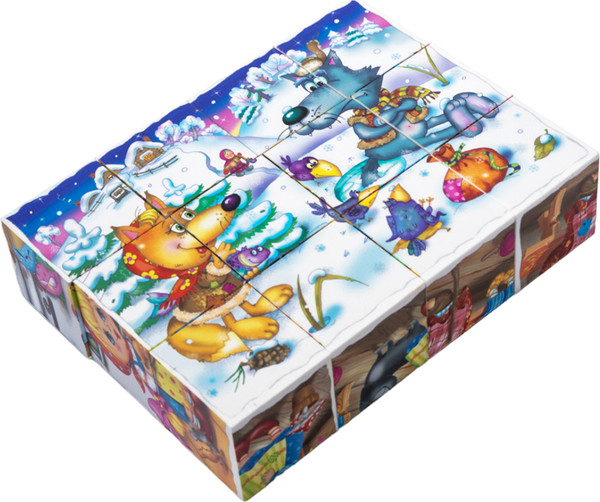 Изображение товара Развивающая игра Десятое королевство Кубики с картинками Родные сказки / 00668