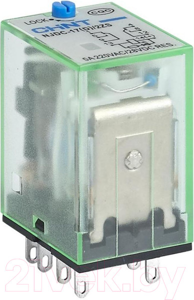 Изображение товара Реле промежуточное Chint NJDC-17(D)/3ZS / 651067