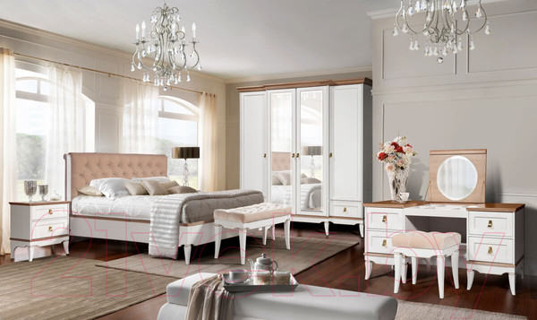 Изображение товара Банкетка Гомельдрев Тельма ГМ 6599 Дуб (Helena-1/белый)