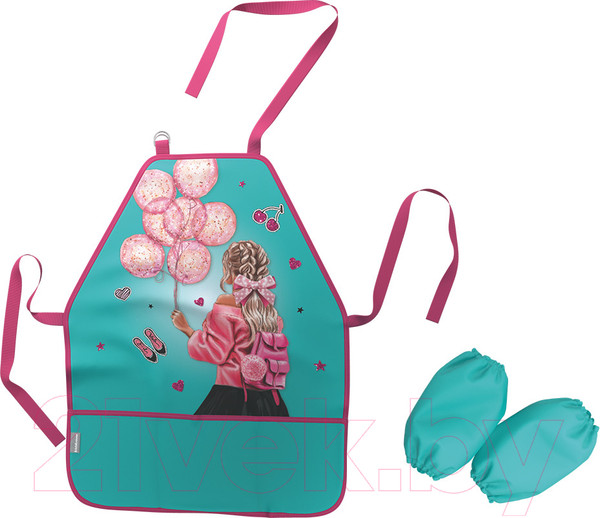 Изображение товара Фартук для творчества Erich Krause Girly Day / 56983 (с нарукавниками)