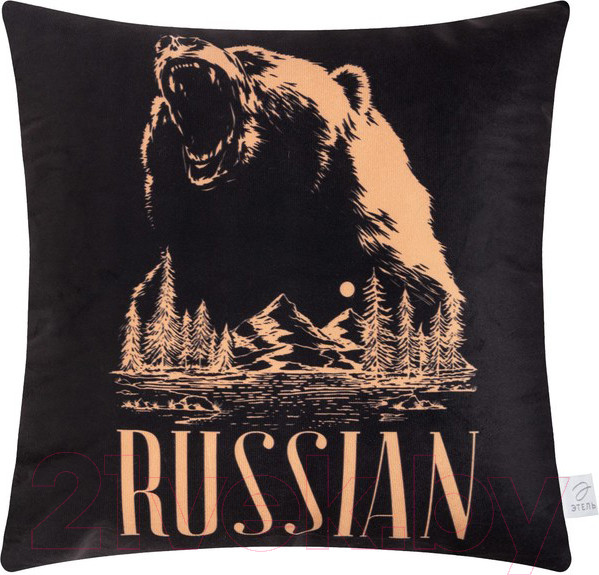 Изображение товара Подушка декоративная Этель Russian / 9101178 (40x40, велюр)