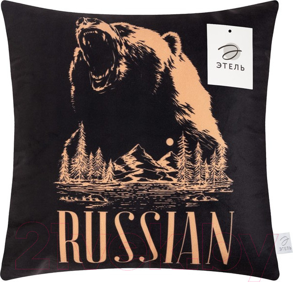 Изображение товара Подушка декоративная Этель Russian / 9101178 (40x40, велюр)