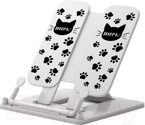 Изображение товара Подставка для книг Erich Krause Meow / 58066 (белый)