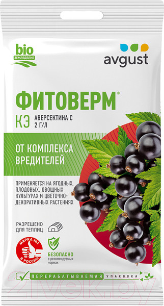 Изображение товара Инсектицид Avgust Фитоверм (4мл)