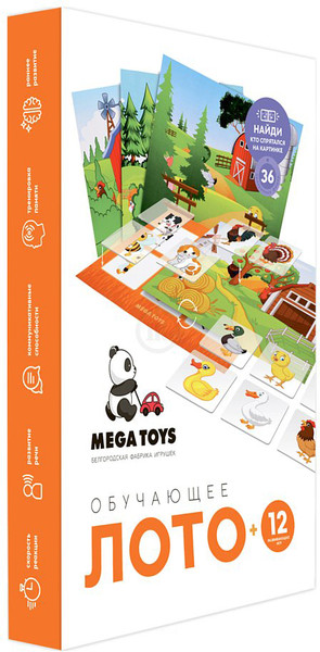 Изображение товара Развивающая игра Mega Toys Домашние животные / 17821